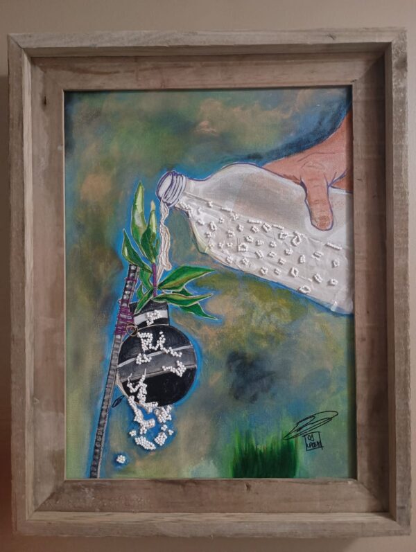 Danielle-Jadusingh-One-and-the-Same-Life-vs-Death-and-Transformation-3-Mixed-Media-12x16