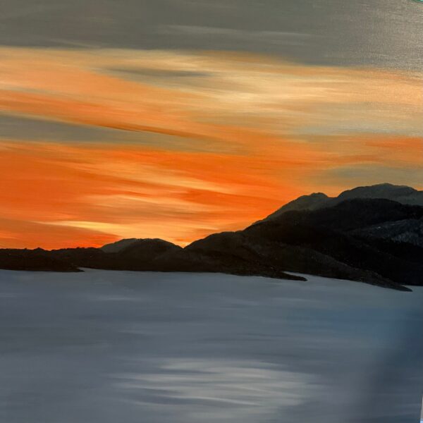 Michael-Howard-Island-Sunset-Oil-36x36