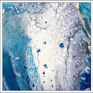 Gayle Gibson - White Abstract Horse - Image 1