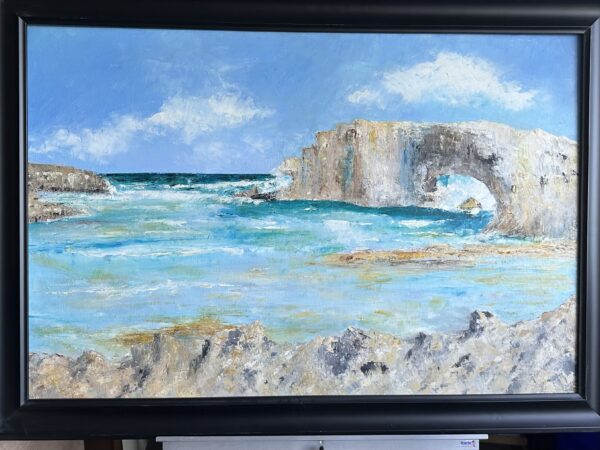 Jeryle Cross
Veritable Paradise
Oil
40 1/2” x 28 1/2” x 1”
$1500