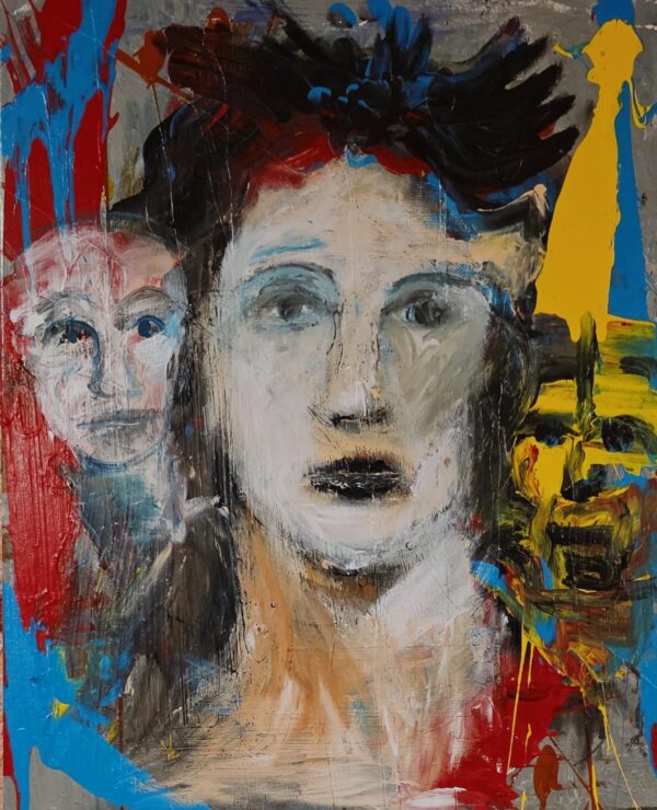 Janym-Avellan-The-Angel-of-Freedom-love-and-Peace-Mixed-Media-16X18X2