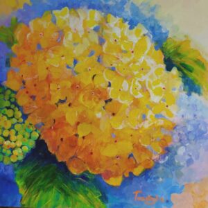 Golden Hydrangea - Karen Tondiglia - Image 1